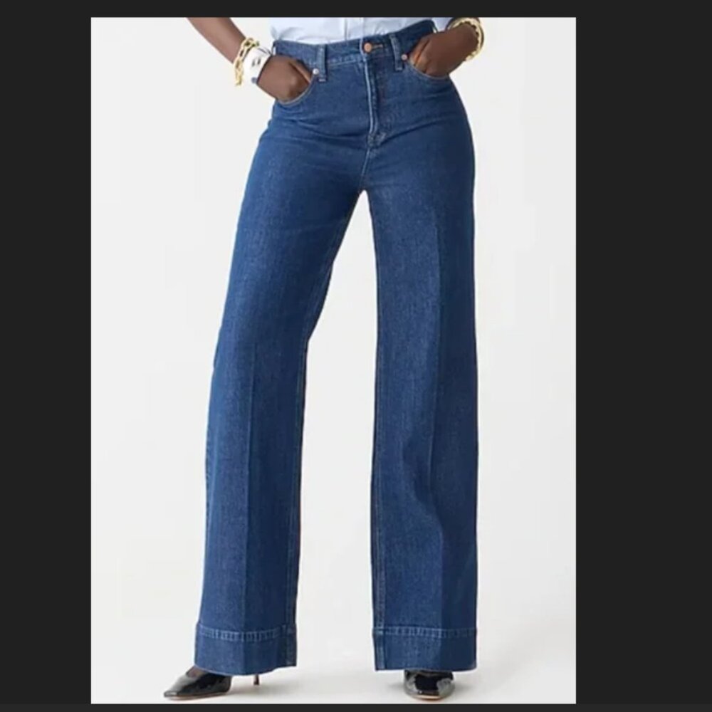 Size 28 Tall denim trouser in Fiorellas wash - J. Crew